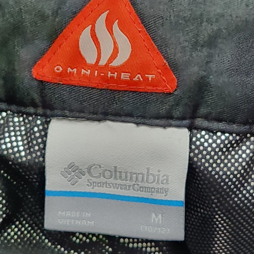 Columbia Bugaboo Snow Pants Youth Medium 10/12 Black Omni-Tech Omni-Heat - Picture 16 of 16